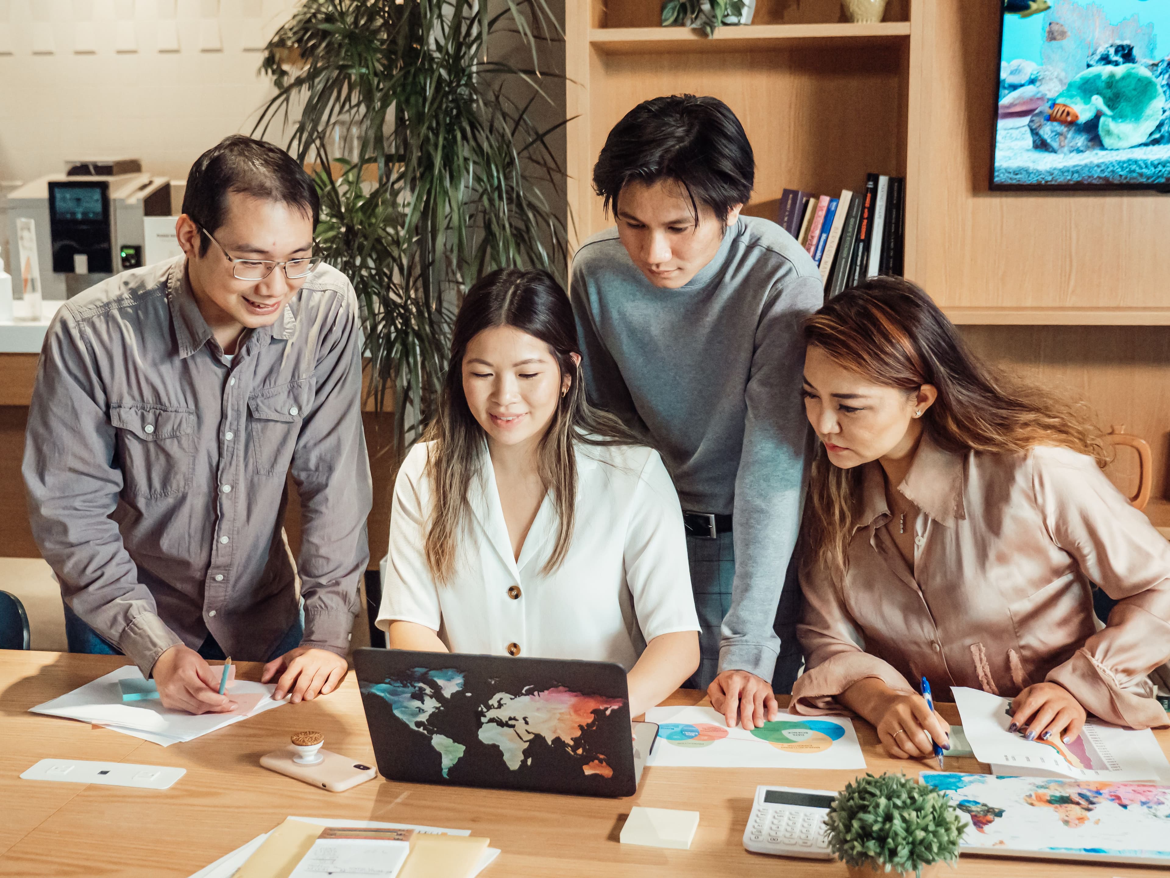 Office team meeting